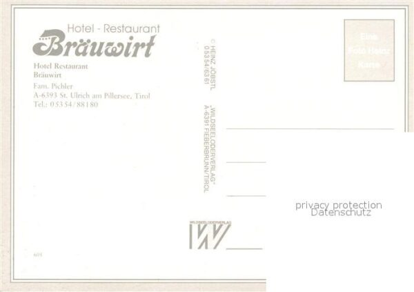 St Ulrich Pillersee Hotel Restaurant Bräuwirt – Bild 2