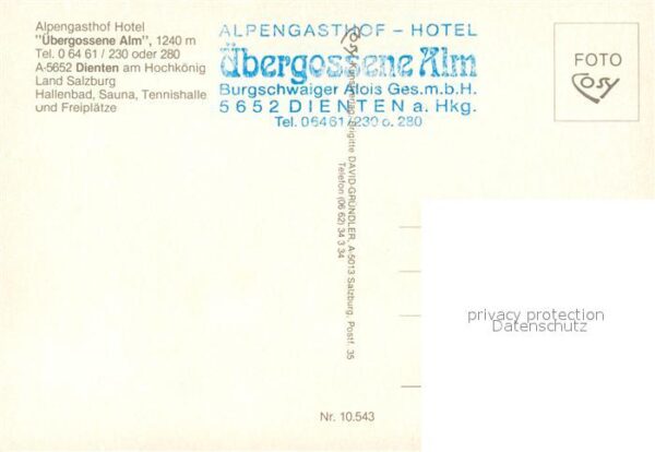 Dienten Hochkoenig Alpengasthof Hotel Übergossene Alm – Bild 2