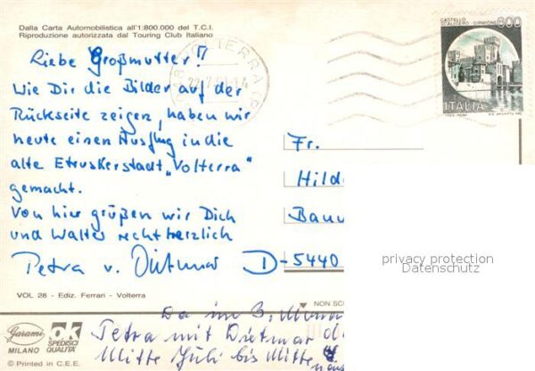 Volterra Carta Automobilistica Fortezza Medicea – Bild 2