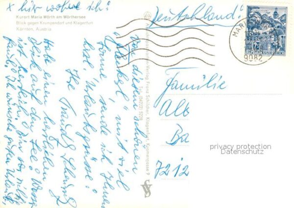 Maria Woerth Woerthersee Panorama Blick gegen Krumpendorf und Kl – Bild 2