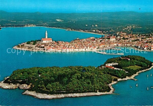 Rovinj Rovigno Istrien Fliegeraufnahme