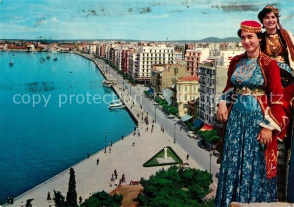 Thessaloniki Uferstrasse Trachten