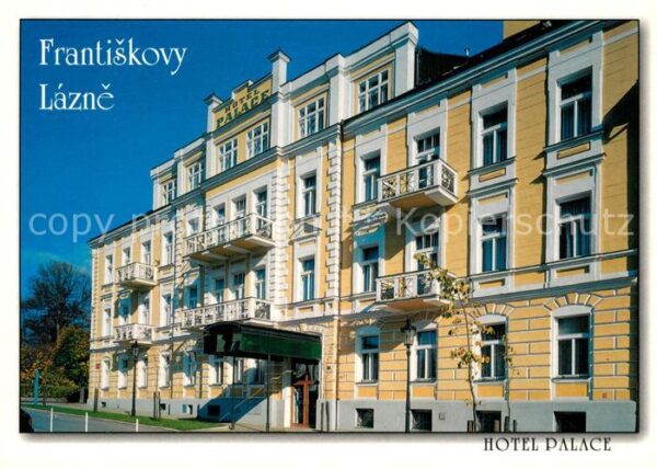 Franzensbad Boehmen Frantiskovy Lazne Hotel Palace