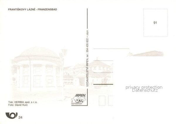 Franzensbad Boehmen Frantiskovy Lazne Hotel Palace – Bild 2
