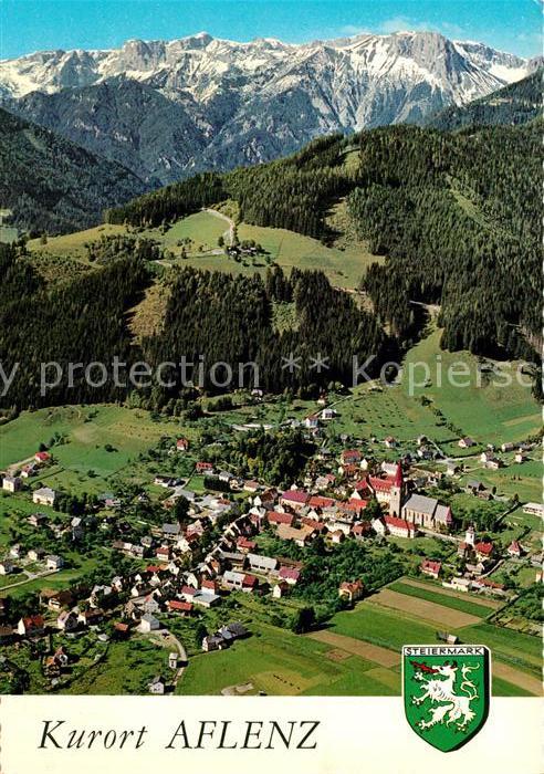 Aflenz Kurort mit Hochschwab Fliegeraufnahme