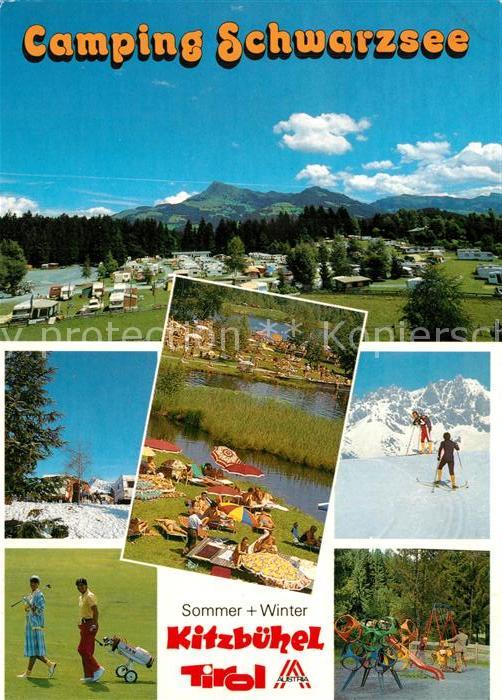 Kitzbuehel Tirol Camping Schwarzsee Golfplatz Kinderspie