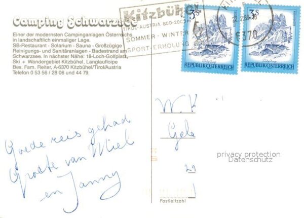 Kitzbuehel Tirol Camping Schwarzsee Golfplatz Kinderspie – Bild 2