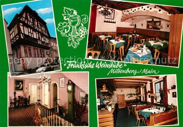 Miltenberg Main Fränkische Weinstube Fachwerkhaus
