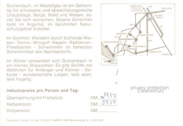 Gruenenbach Allgaeu Gasthof Pension Am Alten Haus – Bild 2