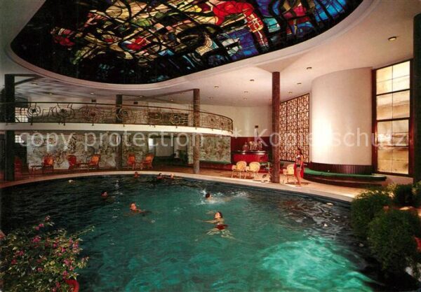 Abano Terme Hotel Terme Bristol Buja Hallenbad