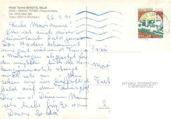Abano Terme Hotel Terme Bristol Buja Hallenbad – Bild 2