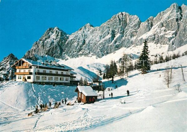 Tuerlwandhuette Berghütte mit Schilift Hoher Dachstein