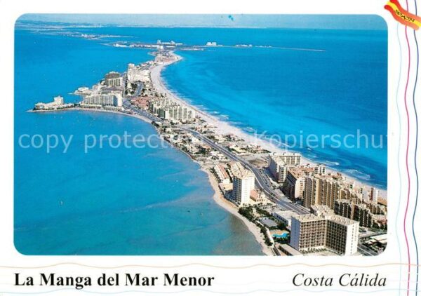 La Manga del Mar Menor Costa Cálida Fliegeraufnahme