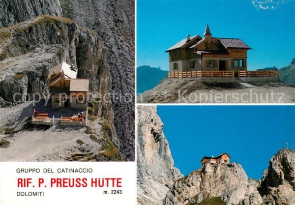 Pozza di Fassa Rifugio Paul Preuss Hütte Gruppo del Ca