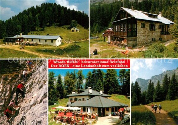 Mendelpass Wandergebiet Monte Roen Roenalm Überets