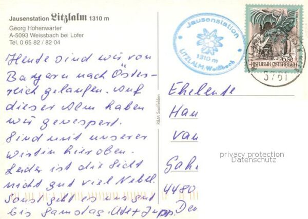 Weissbach Lofer Jausenstation Litzalm Loferer Steinberg – Bild 2