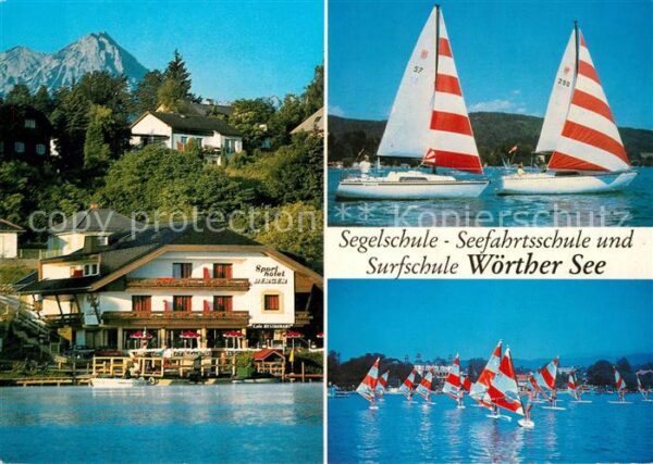 Velden Woerthersee Sporthotel Berger Segelschule Segeln Wi