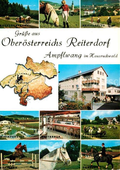 Ampflwang Hausruckwald Reiterpension Hausruckhof Kutschenfahrt