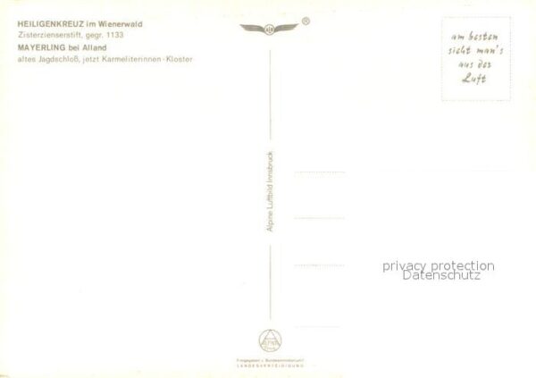 Mayerling Baden Zisterzienserstift Kloster Heiligenkreu – Bild 2