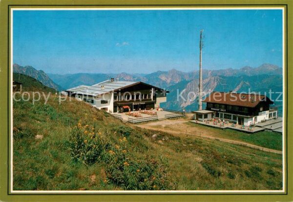 Tschagguns Vorarlberg Bergrestaurant am Golm Montafon Fernsic