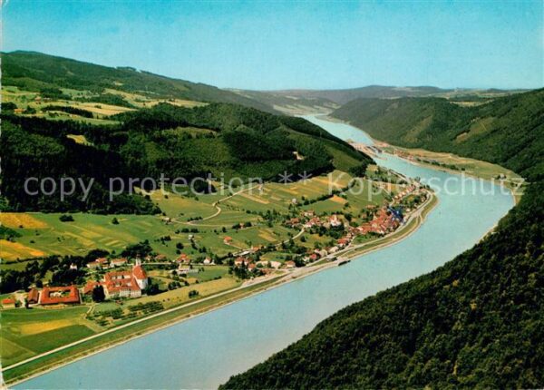 Engelhartszell Donau Oberoesterreich Fliegeraufnahme