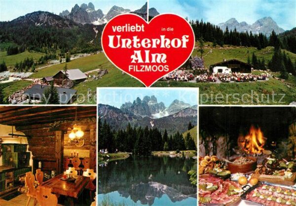 Filzmoos Berggasthof Unterhof Alm Bergsee Wasser