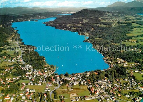 Velden Woerthersee Fliegeraufnahme
