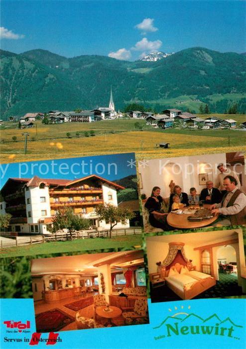 Brandenberg Tirol Hotel Restaurant Neuwirt Ortsansicht