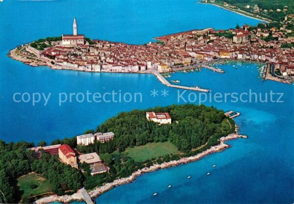 Rovinj Rovigno Istrien Fliegeraufnahme