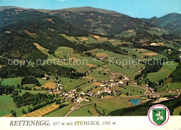 Rettenegg mit Stuhleck oststeirisches Bergland Fl