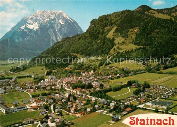 Stainach Sommerfrische Alpen Fliegeraufnahme