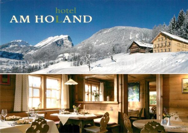 Au Bregenzerwald Hotel Am Holand Restaurant Winterpanora
