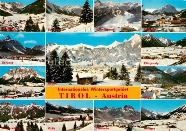 Tirol Region Wintersportgebiet der Region