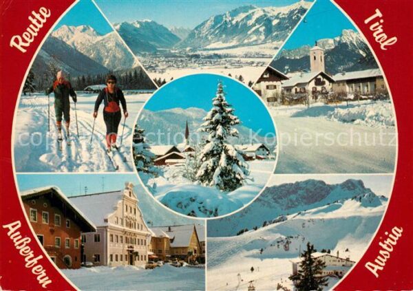 Reutte Tirol Panorama Wintersportplatz Skilanglauf D