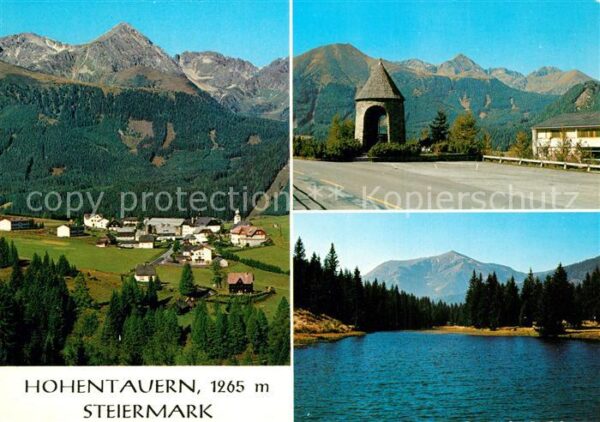 Hohentauern Panorama Bergsee Alpen