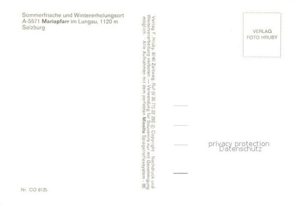 Mariapfarr Sommerfrische Wintererholungsort Alpenp – Bild 2