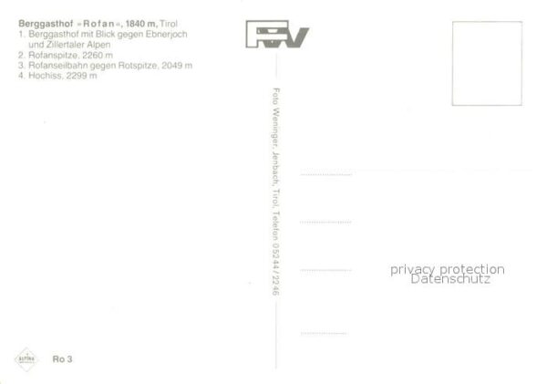 Maurach Tirol Berggasthof Rofan Fernsicht Zillertaler – Bild 2