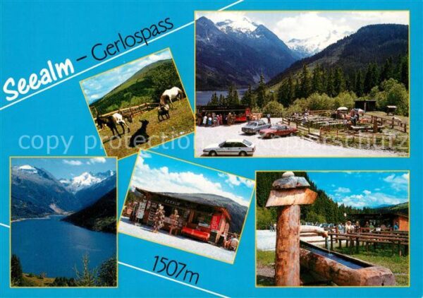 Gerlos Kiosk Seealm Holzbrunnen Pferdekoppel S