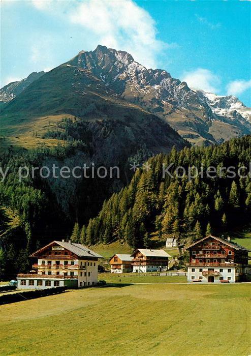 Kals Grossglockner Gasthof Taurer gegen Kendlspitze Hohe T