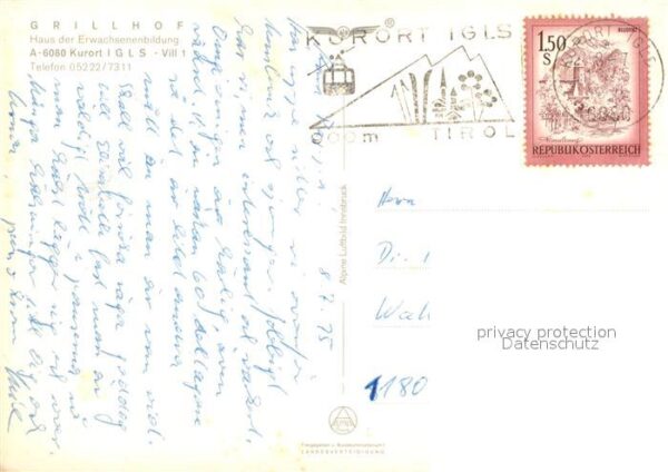 Igls Tirol Grillhof Haus der Erwachsenenbildung Bl – Bild 2