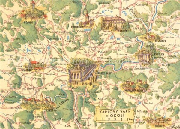 Karlovy Vary Lageplan