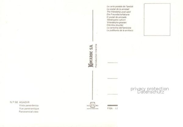 Agadir Lageplan Fliegeraufnahme Strand – Bild 2