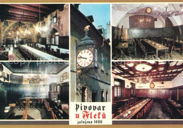 Praha Prahy Prague Pivivar U Fleku Bier-Restaurant