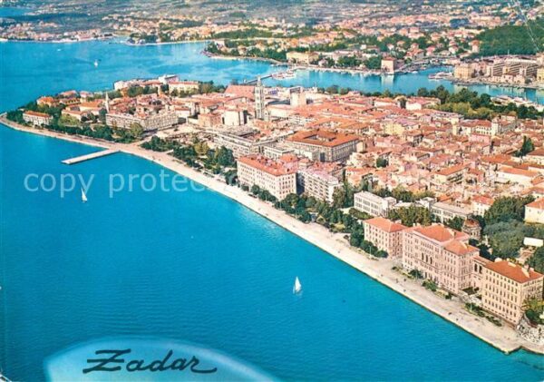 Zadar Zadra Zara Fliegeraufnahme