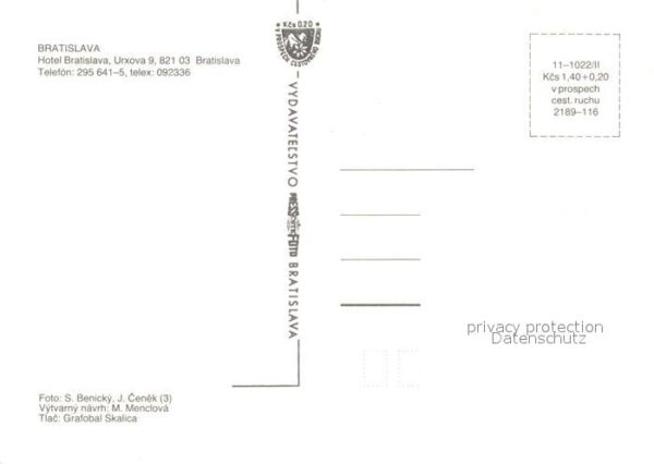 Bratislava Pressburg Pozsony Hotel Bratislava – Bild 2