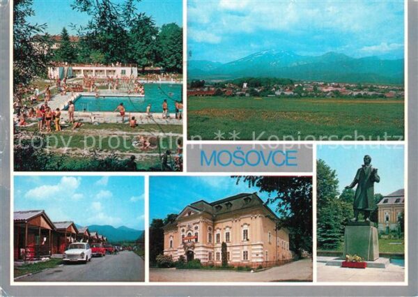 Tschechische Republik Mosovce Schwimmbad Denkmal