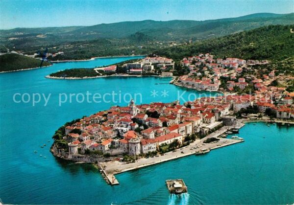 Korcula Fliegeraufnahme