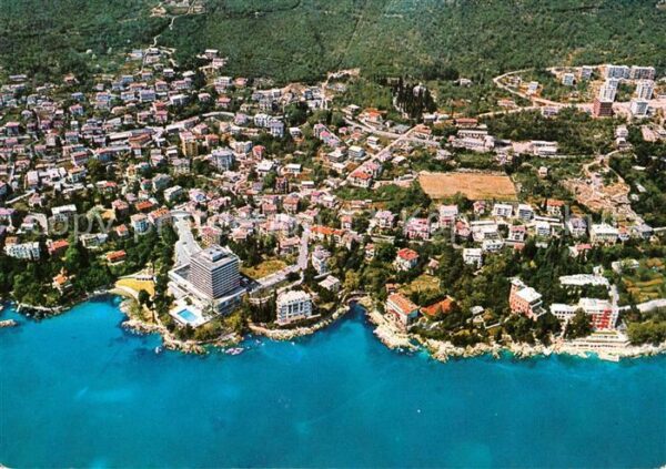 Opatija Abbazia Fliegeraufnahme