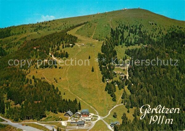 Gerlitzen Fliegeraufnahme mit Sporthotel Alpenros