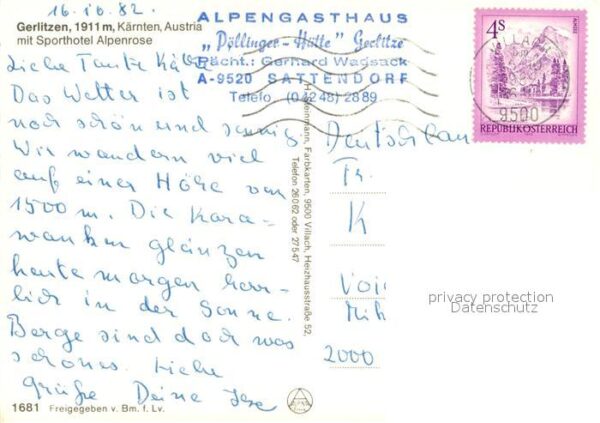 Gerlitzen Fliegeraufnahme mit Sporthotel Alpenros – Bild 2